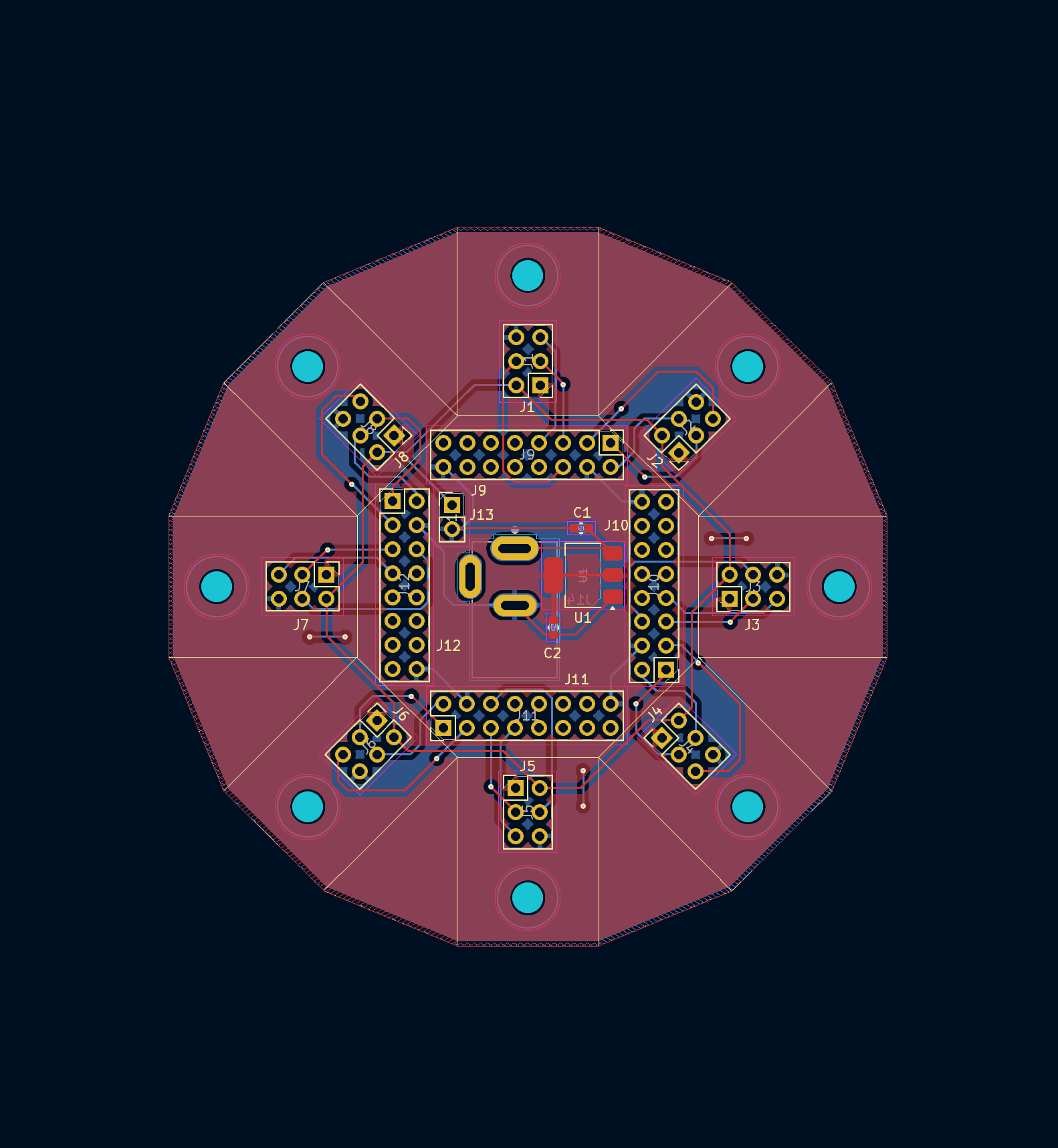 Hub PCB