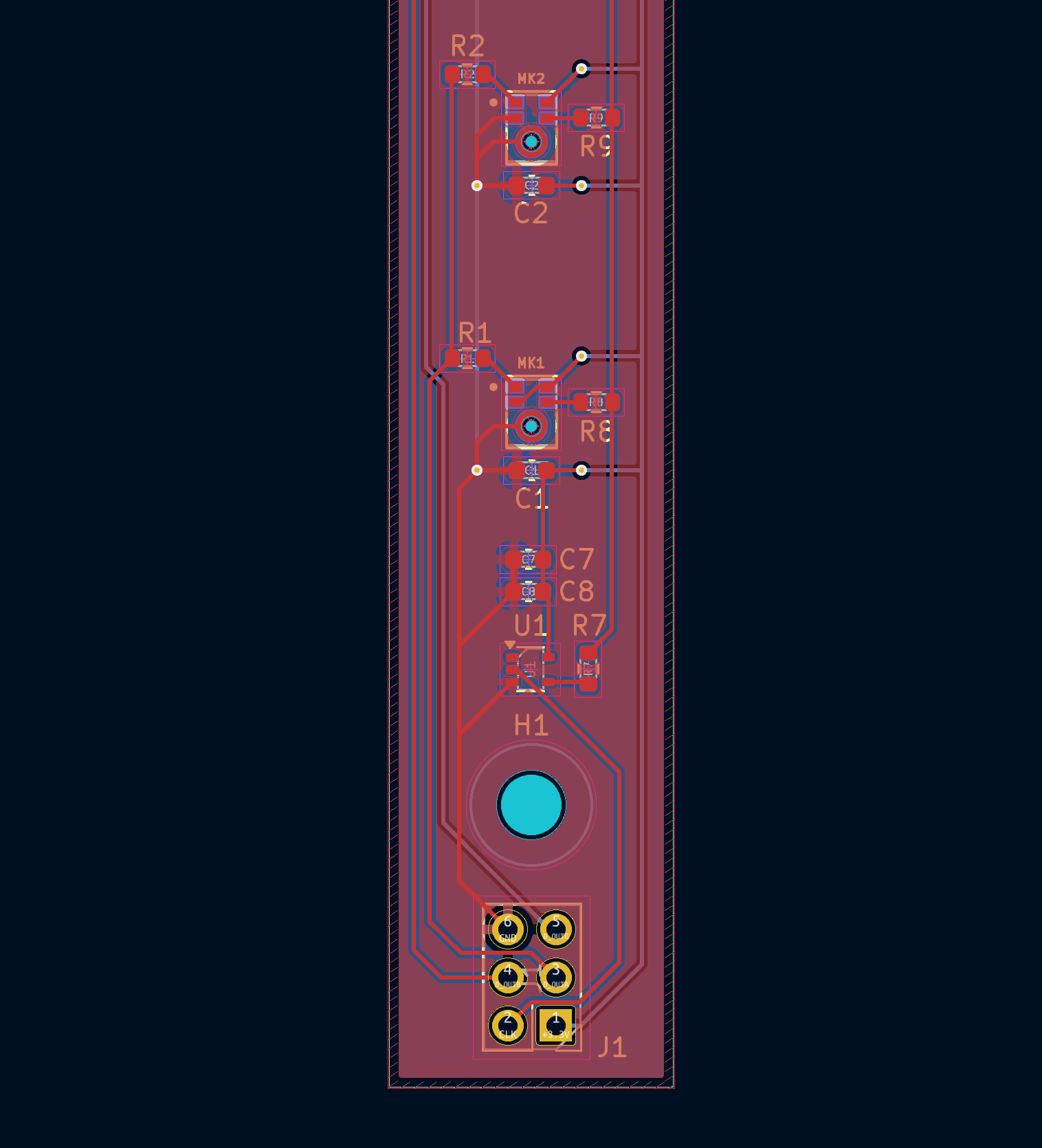 Spoke PCB
